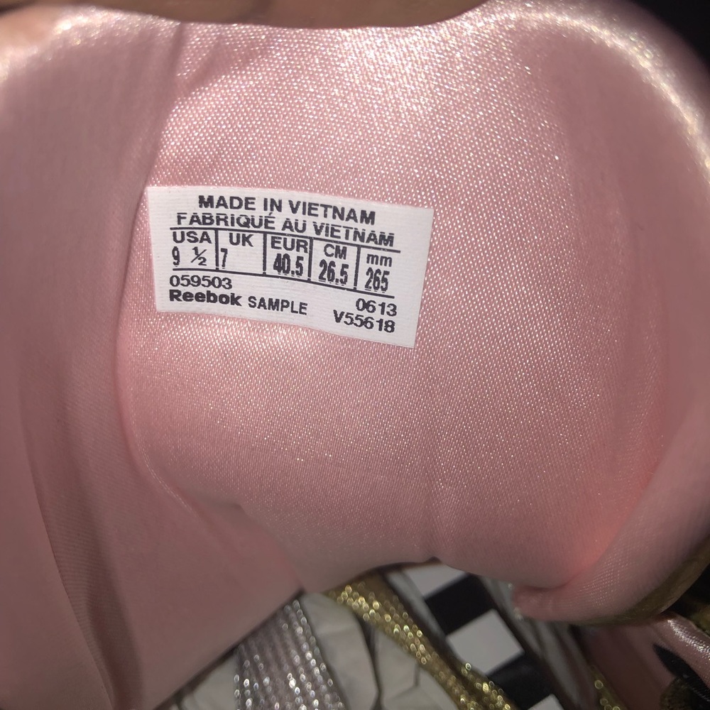Gold Melody Ehsani X Reebok Metallic Python Love … - image 5
